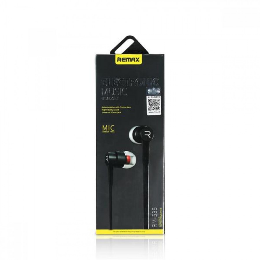 Remax Earphone RM-535i Black