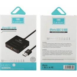 USB hub Earldom HUB01, USB 2.0, 4 θύρες