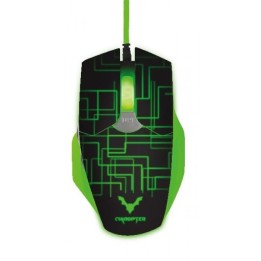 WESDAR GM3 GAMING ΠΟΝΤΙΚΙ ΜΕ LED, ΜΑΥΡΟ-ΠΡΑΣΙΝΟ WS-GM3