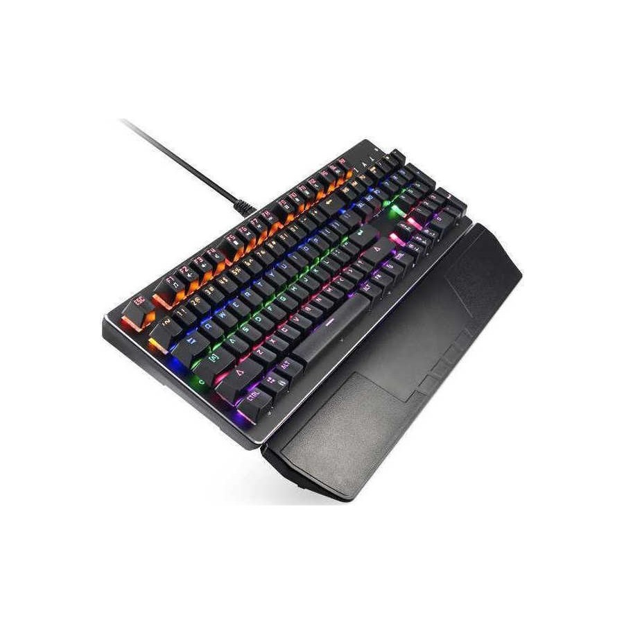 VARR ΕΝΣΥΡΜΑΤΟ ΜΗΧΑΝΙΚΌ ΠΛΗΚΤΡΟΛΟΓΙΟ USB ΜΑΥΡΟ ΜΕ ΕΣΩΤΕΡΙΚΟ ΦΩΤΙΣΜΟ VMK3BK11