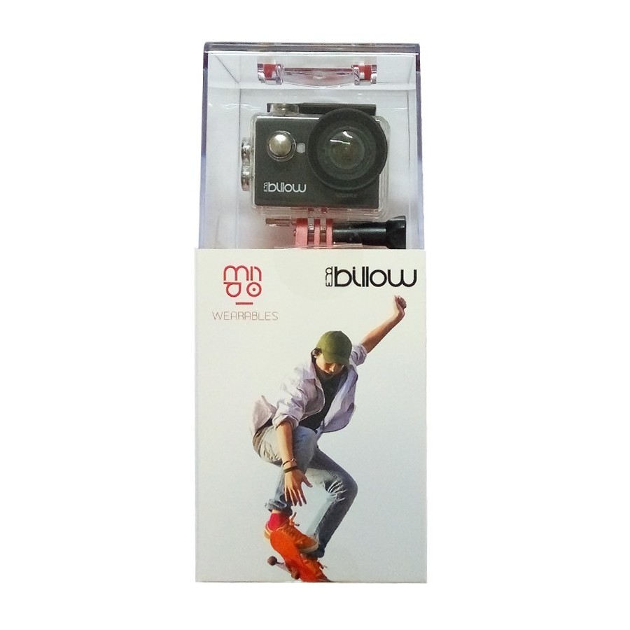 BILLOW WI-FI SPORT/ACTION CAMERA 1080P (BLACK)