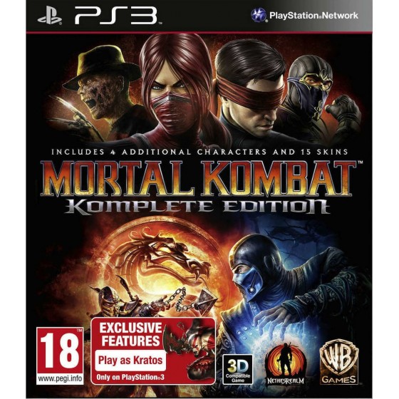 Mortal Kombat (Komplete Edition) PS3 GAMES Used-Μεταχειρισμένο