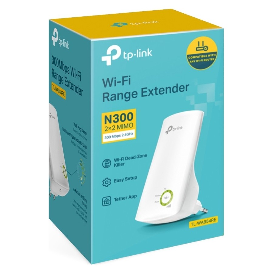 TP-LINK WIRELESS RANGE EXTENDER REPEATER TL-WA854RE V3