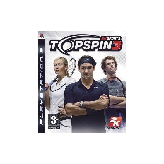 TOP SPIN 3 PS3 GAMES Used-Μεταχειρισμένο