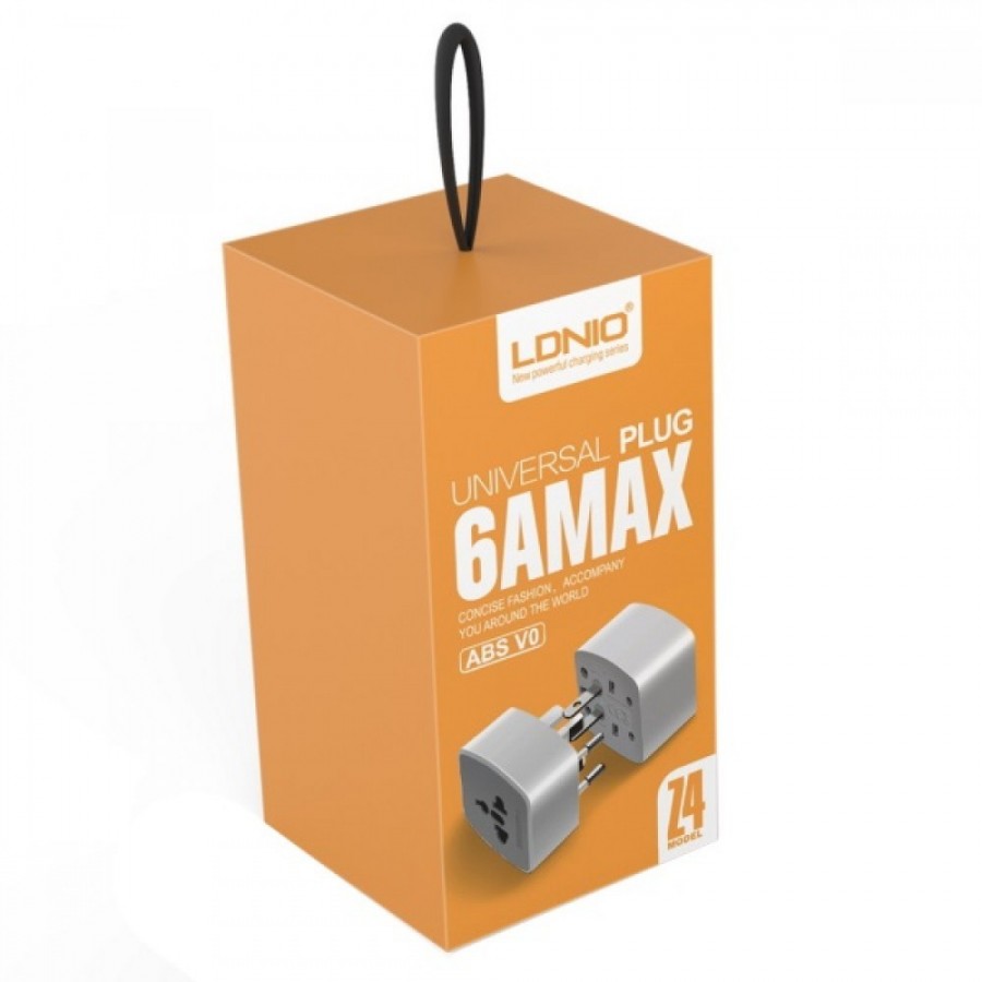 Αντάπτορας LDNIO Z4, EU/US/UK/AU to EU/US/UK/AU, 220V, Universal, Λευκό