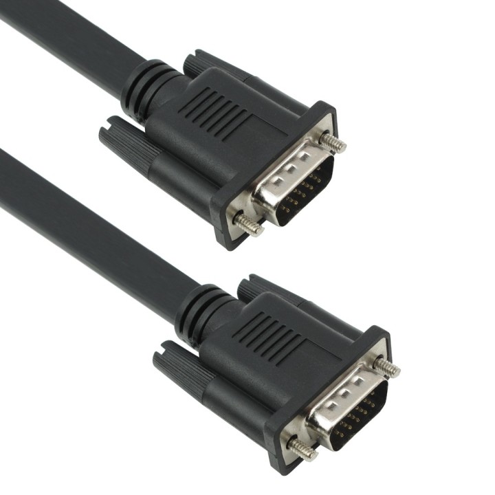 Καλώδιο DeTech VGA 3+4, 3m Πλακέ