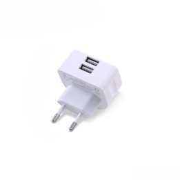 φορτιστή Remax Moon RMT7188, 5V/2.1A, 2 x USB, άσπρο