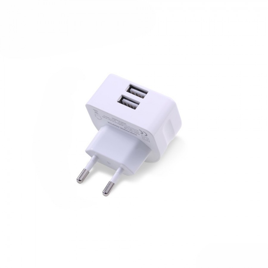 φορτιστή Remax Moon RMT7188, 5V/2.1A, 2 x USB, άσπρο