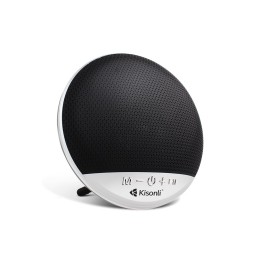 Ηχείο Kislonli Q7, Bluetooth, USB, SD, FM Χρώμα Μαύρο Ασημί
