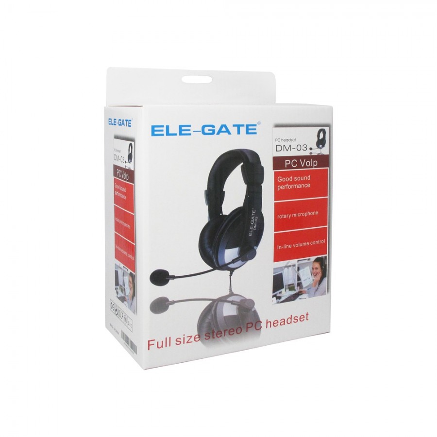 Ακουστικό με μικρόφωνο OK-2010  για PC Μαύρο