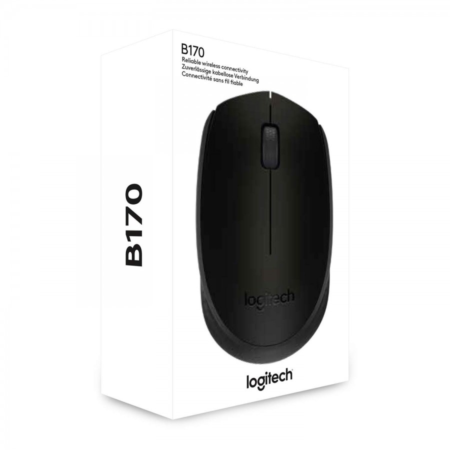 LOGITECH B170 WIRELESS MOUSE BLACK
