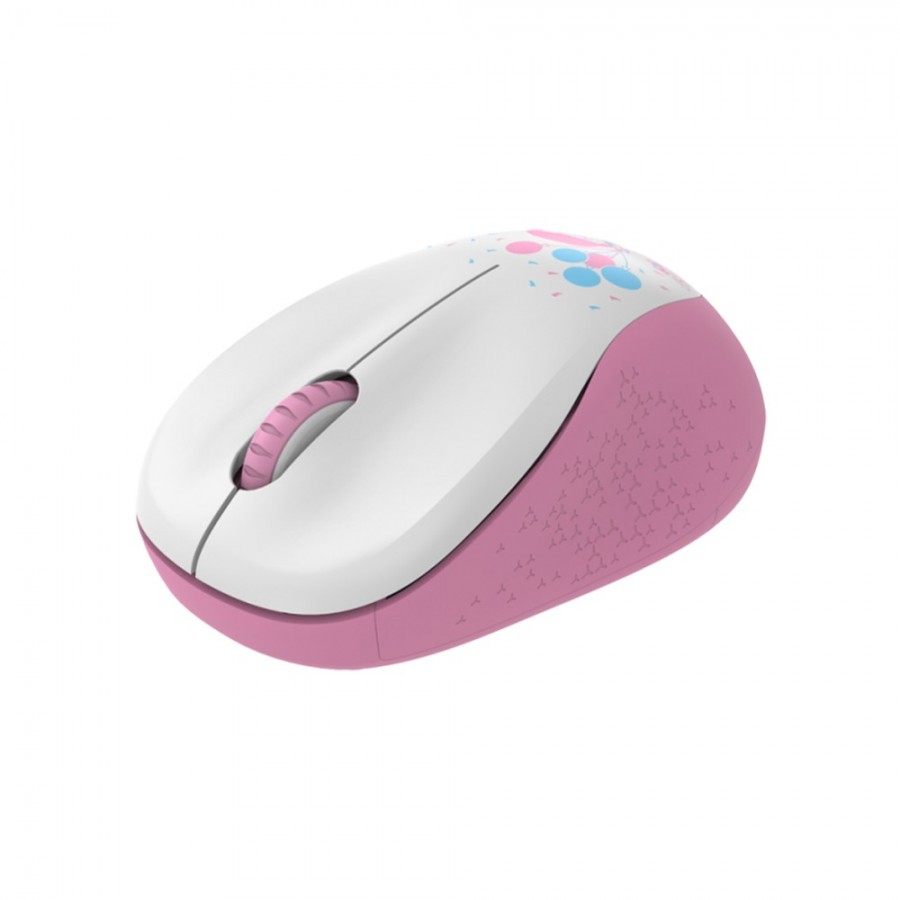 Ποντίκι D V10, Wireless, Λευκο-Σιέλ ασύρματο USB