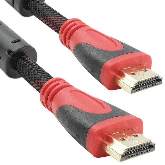 Καλώδιο HDMI Μ/Μ DeTech, 10m, Πλεξούδα χωρίς Φερριτή V1.4