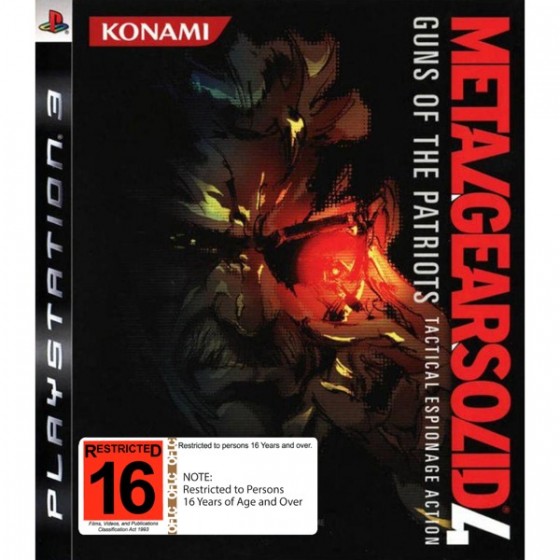 Metal Gear Solid 4 Guns Of The Patriots PS3 GAMES Used-Μεταχειρισμένο
