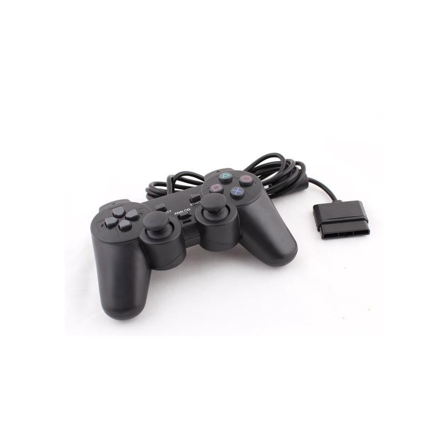 DUAL SHOCK 2 BLACK Χειριστήριο Joypad Controller για Playstation 2 PS2 PSTwo σε κουτί κίτρινο ή Μπλέ