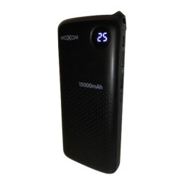 MOXOM MI-15 15000 mAh / 2 USB ports / 5V 2,0A LED Display Black
