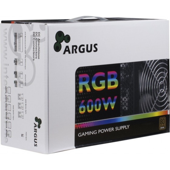 Psu ATX Inter-Tech Argus RGB-600W 80+ Bronze (RGB-600W 80+ Bronze)