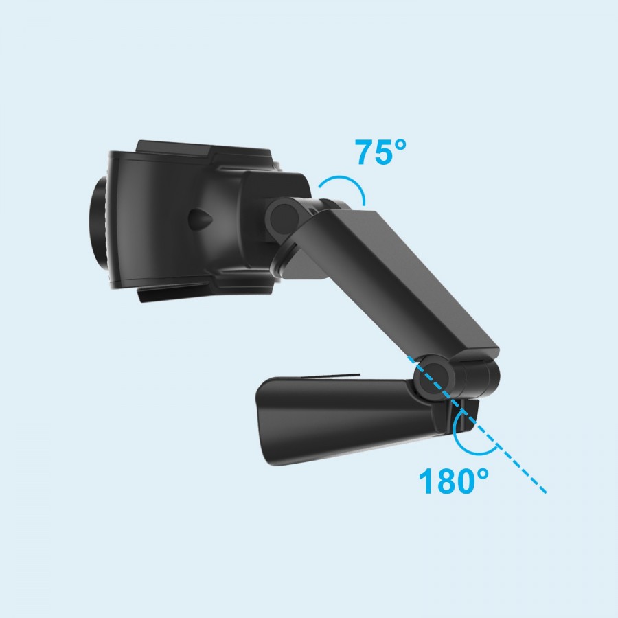 F38 HD 1080P Webcam 10 Million Pixels CMOS 30FPS USB 2.0 Built-in Microphone Web Cam  HD for Desktop Computer Laptop PC