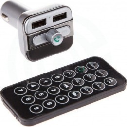EARLDOM FM TRANSMITTER WIRELESS MP3 AND CHARGER AUX AUDIO OUTPUT CAR KIT 3.4A ET-M11