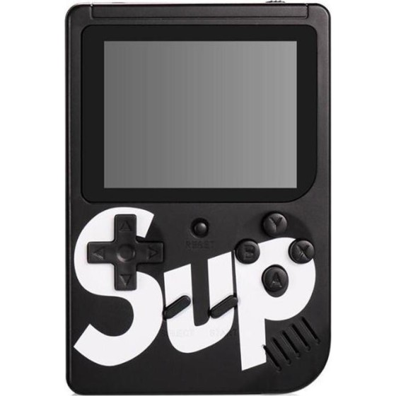 RETRO SLIM ΦΟΡΗΤΗ ΚΟΝΣΟΛΑ - ΠΑΙΧΝΙΔΟΜΗΧΑΝΗ ΜΕ 400 ΠΑΙΧΝΙΔΙΑ ΜΕ ΕΞΟΔΟ AV - RETRO GAME CONSOLE 400GAMES ΜΑΥΡΟ
