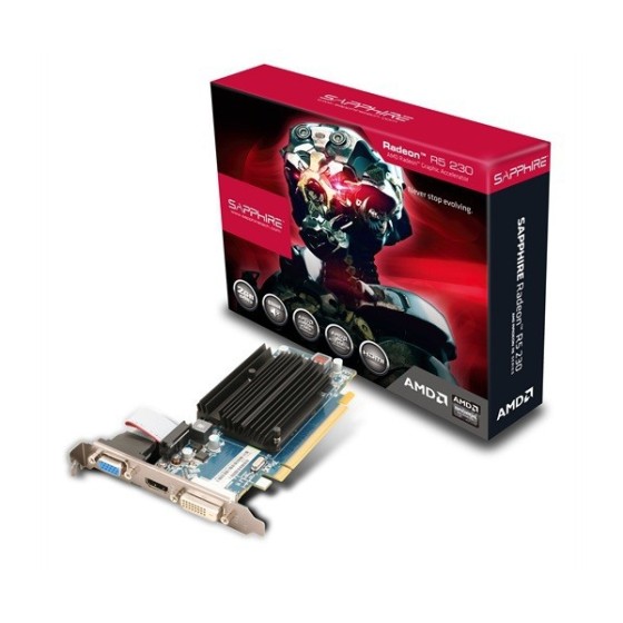 SAPPHIRE VGA PCI-E ATI R5 230 (11233-02-20G)
