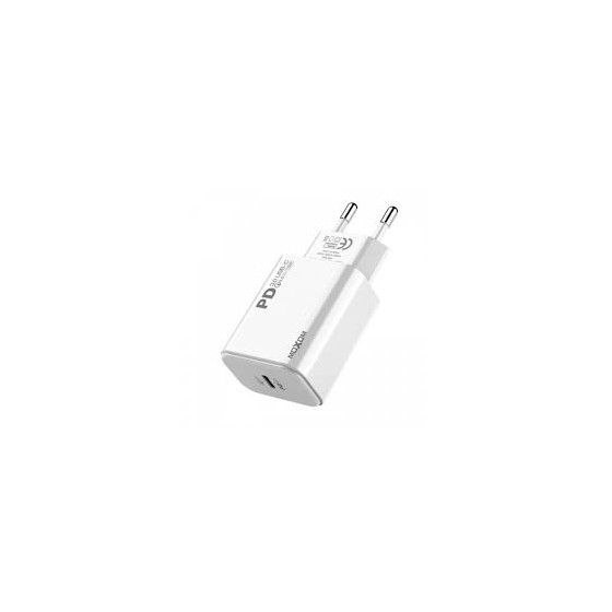 Charger with cable Lightning MOXOM MX-HC25  18W white IPHONE
