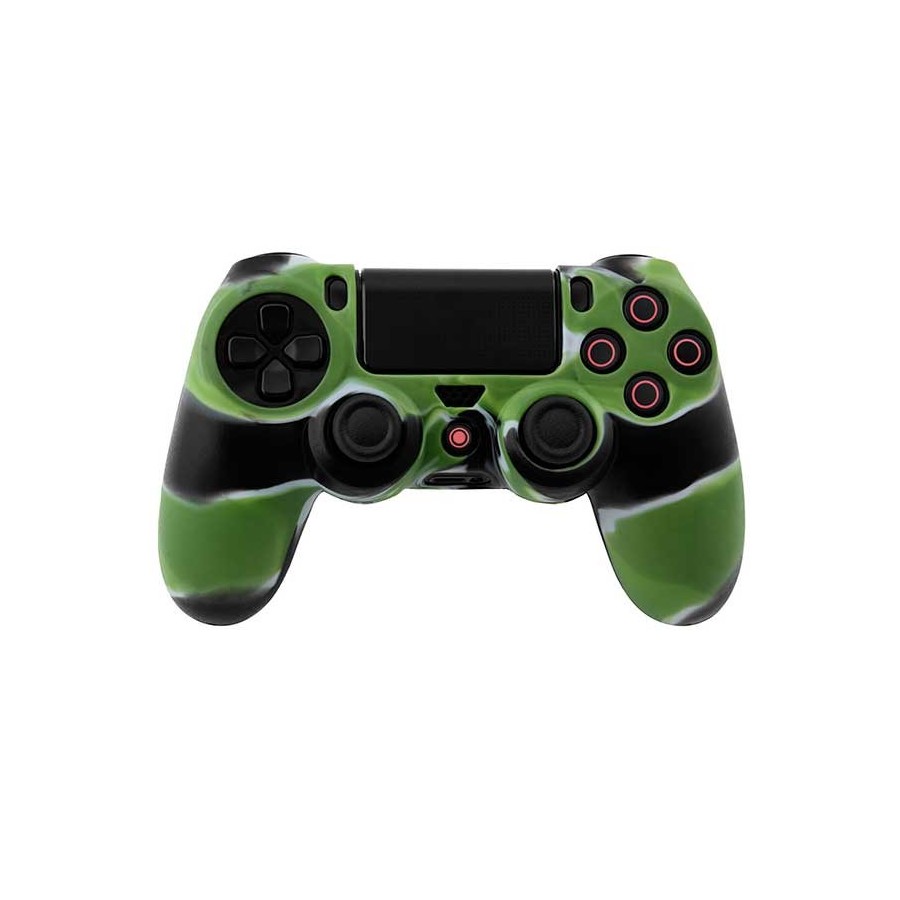 Silicone Case Skin Multi Color Green / Black / White Κάλυμμα Σιλικόνης Χειριστηρίου - PS4 Controller