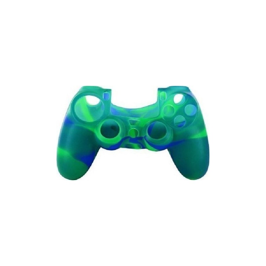 Silicone Case Κάλυμμα Σιλικόνης για Χειριστήρια PS4 Camo Green/Blue χρώμα