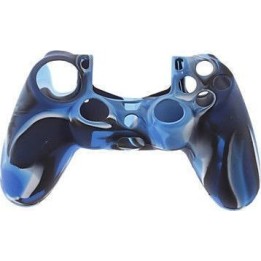 Silicone Case Multi Color Black/Blue/White PS4