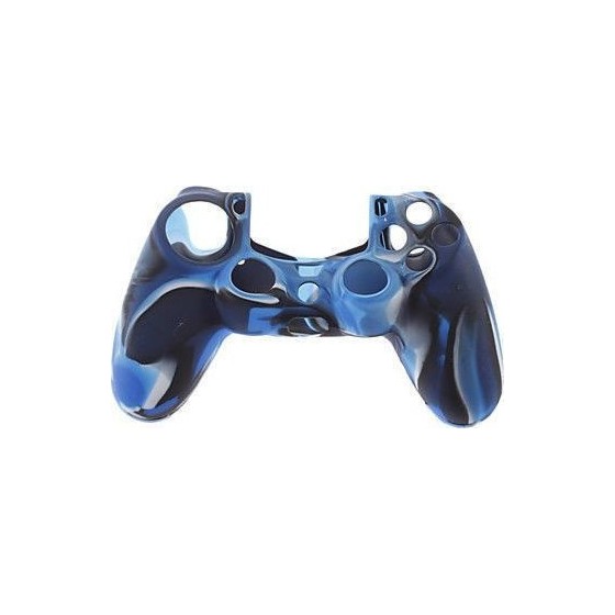 Silicone Case Multi Color Black/Blue/White PS4