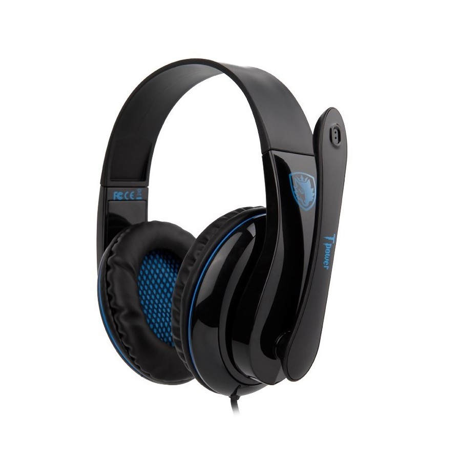SADES Gaming headset Tpower με 40mm ακουστικά, Blue