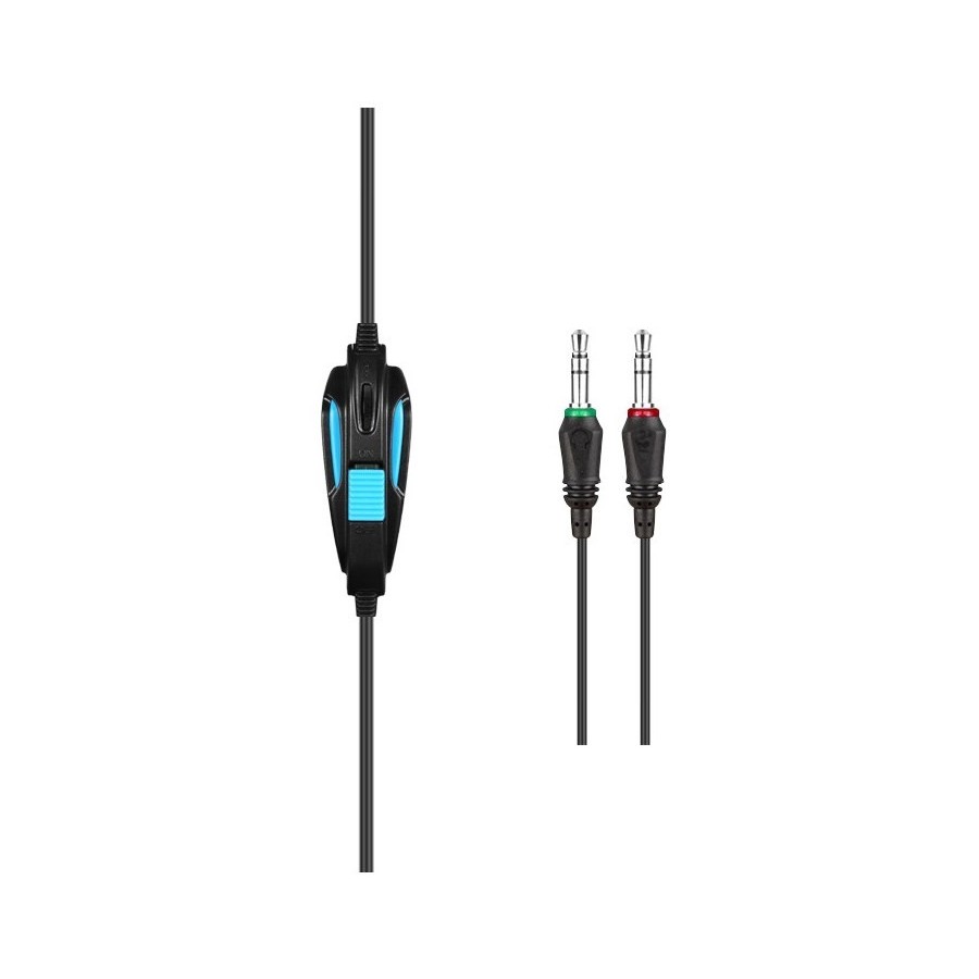 SADES Gaming headset Tpower με 40mm ακουστικά, Blue