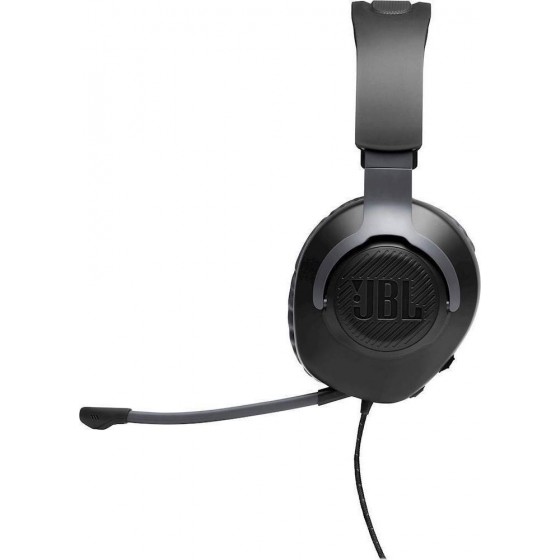 JBL Quantum 100, Over-Ear Wired Gaming Headset (Black)