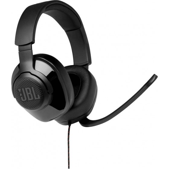 JBL Quantum 200, Over-Ear Wired Gaming Headset (Black)