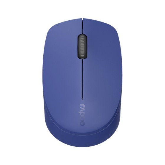 RAPOO M100, WIRELESS OPTICAL MOUSE, MULTI-MODE, SILENT, (BLUE) (18186)