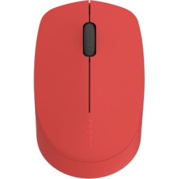 RAPOO M100, WIRELESS OPTICAL MOUSE, MULTI-MODE, SILENT, (RED) 18148