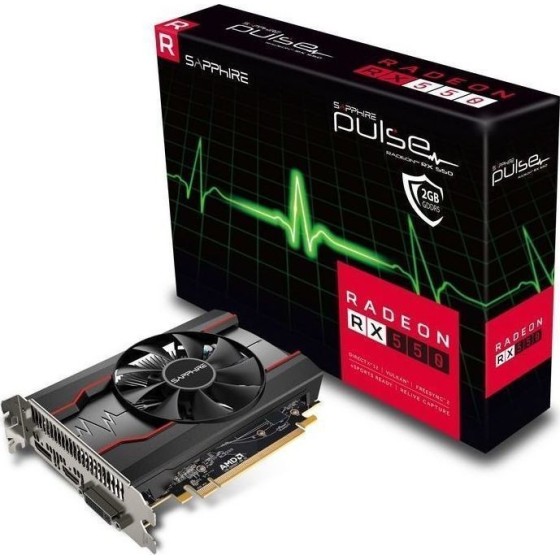 SAPPHIRE VGA PCI-E RADEON PULSE RX 550 2G OC (11268-21-20G)