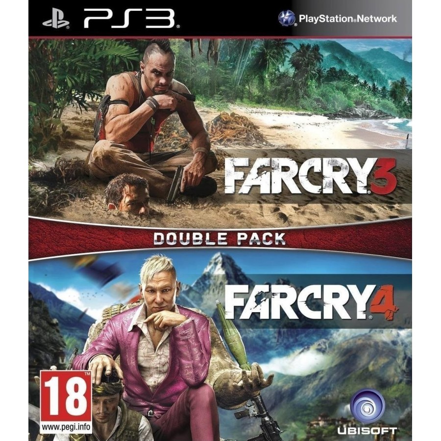 FAR CRY 3 + FAR CRY 4 DOUBLE PACK - PS3 GAME