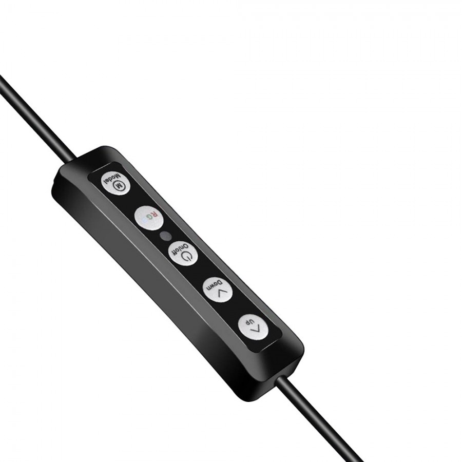 LED Ring light No brand M33, 33cm, RGB, 25W, Black