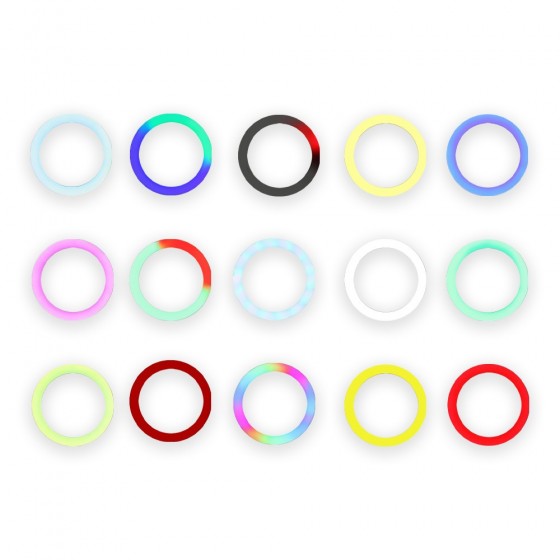LED Ring light No brand M33, 33cm, RGB, 25W, Black