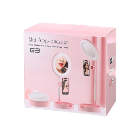 LED Ring light No brand G3, 16cm, 12W, Pink