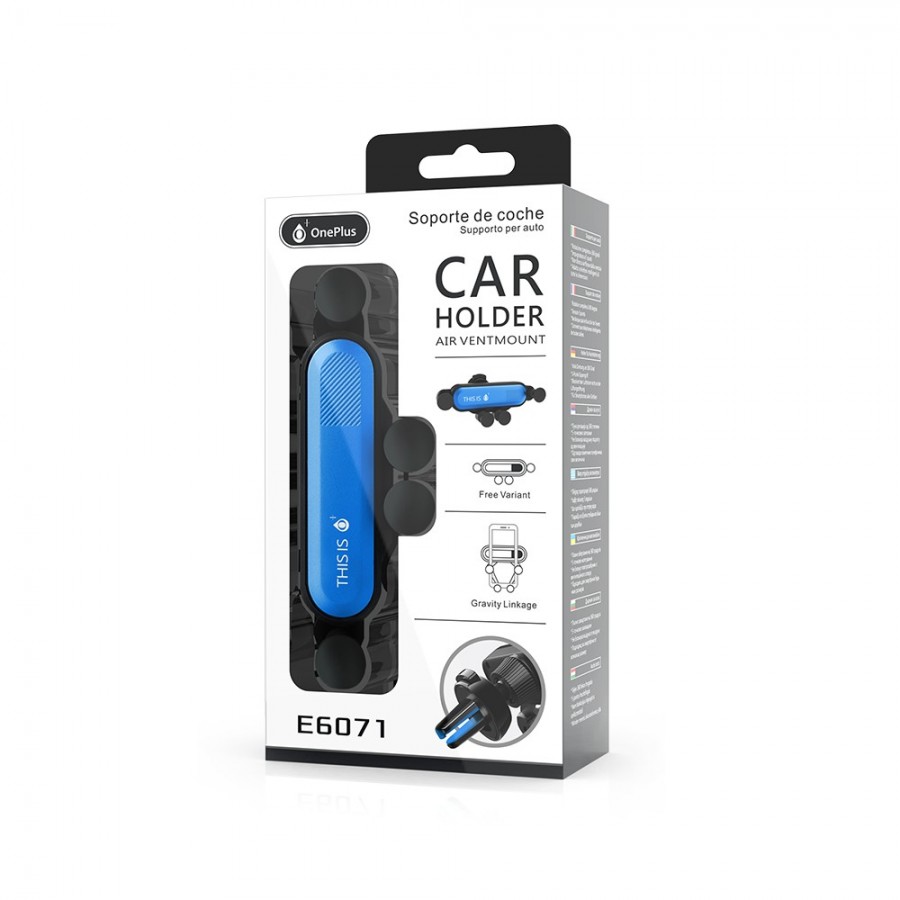 Βάση αυτοκινήτου One Plus E6071 για τον αεραγωγό του αυτοκινήτου χρώμα Μπλέ