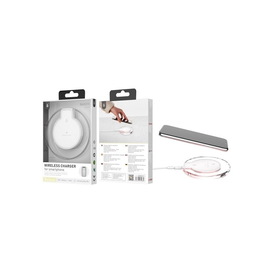 Ασύρματο φορτιστή  Oneplus A6333 , Qi, 5V/1.0A Χρώμα Μαύρο