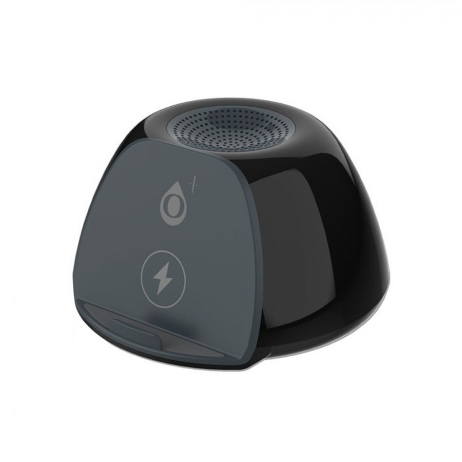 Bluetooth ηχείο NF4066 ONE PLUS με υποστήριξη & ασύρματη φόρτιση 5W, 3W, κάρτα TF (32G Max), 400mAh, Μαύρο