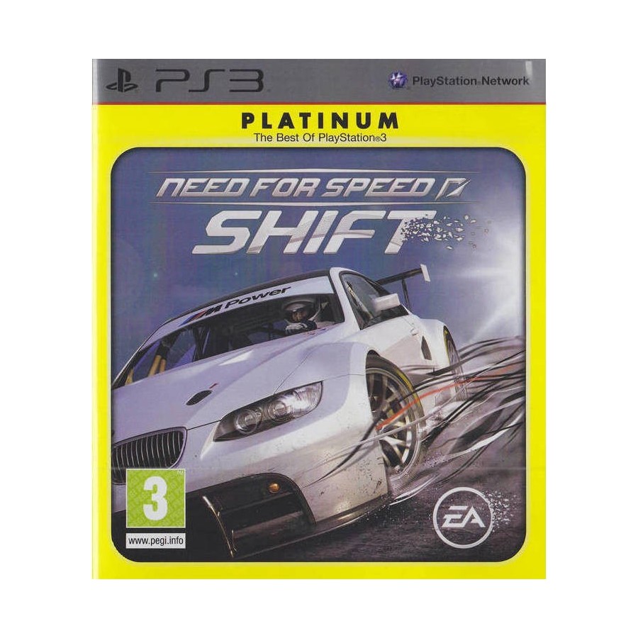 Need For Speed Shift (Platinum) PS3 GAMES Used-Μεταχειρισμένο(BLES-00681/P)