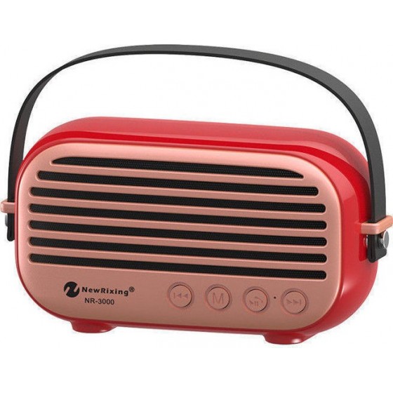 Newrixing NR-3000 10W Εξωτερικό Φορητό Bluetooth Ηχείο, σε κόκκινο χρώμα