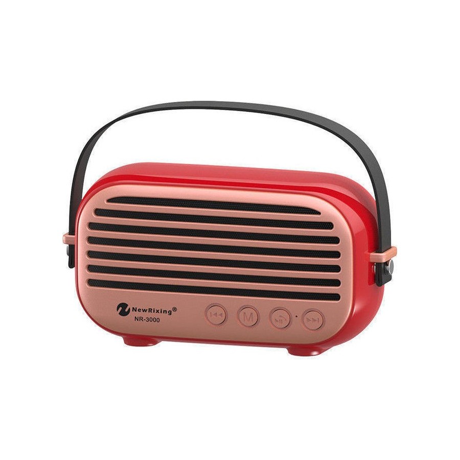 Newrixing NR-3000 10W Εξωτερικό Φορητό Bluetooth Ηχείο, σε κόκκινο χρώμα