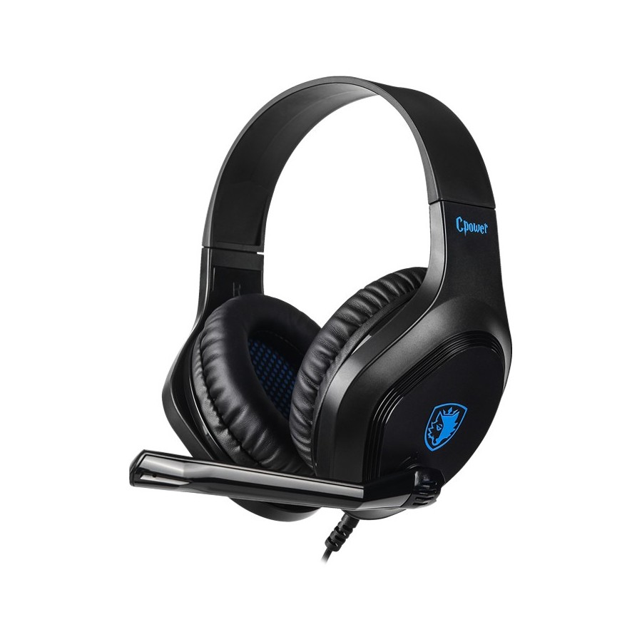 SADES Gaming Headset Cpower SA-716-BL, multiplatform, 3.5mm