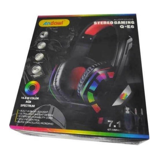 ANDOWL ΕΝΣΥΡΜΑΤΑ ΑΚΟΥΣΤΙΚΑ STEREO GAMING Q-E6