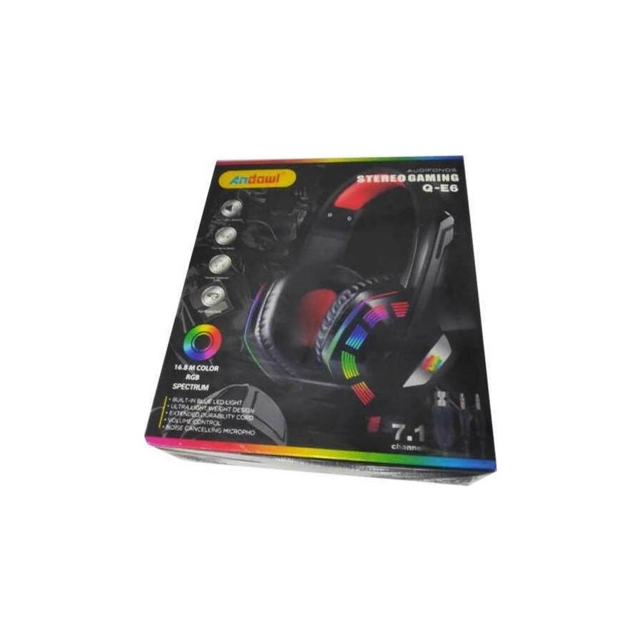 ANDOWL ΕΝΣΥΡΜΑΤΑ ΑΚΟΥΣΤΙΚΑ STEREO GAMING Q-E6